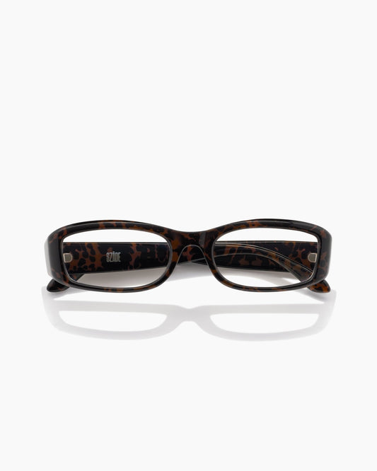 hart ; havana tortoiseshell / clear blue light