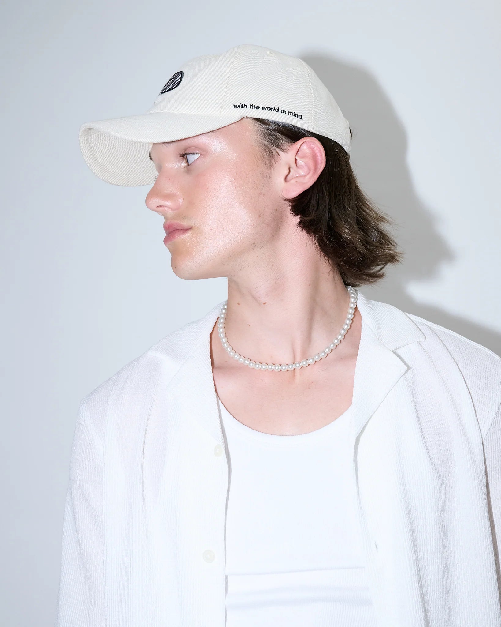 帽子 szade cap y2k remix cap ; ivory denim / zebra – szade japan 公式サイト