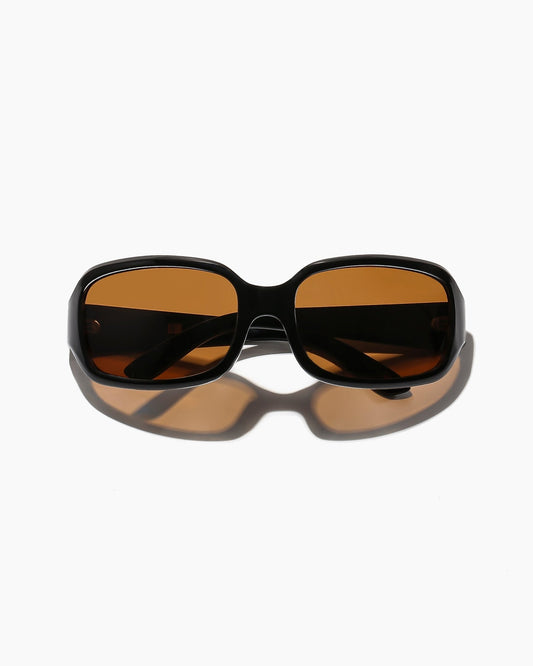 farrow ; elysium double black / hazelnut polarized